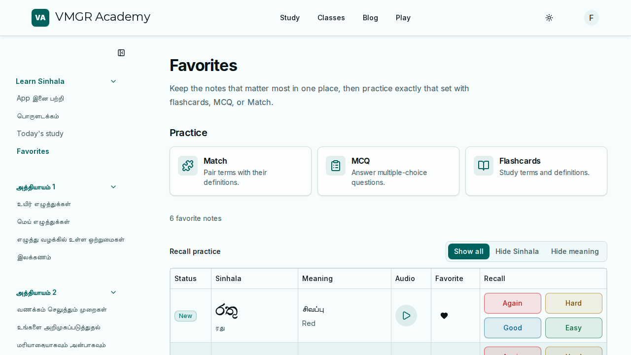 Save the notes that matter: favorites are here
